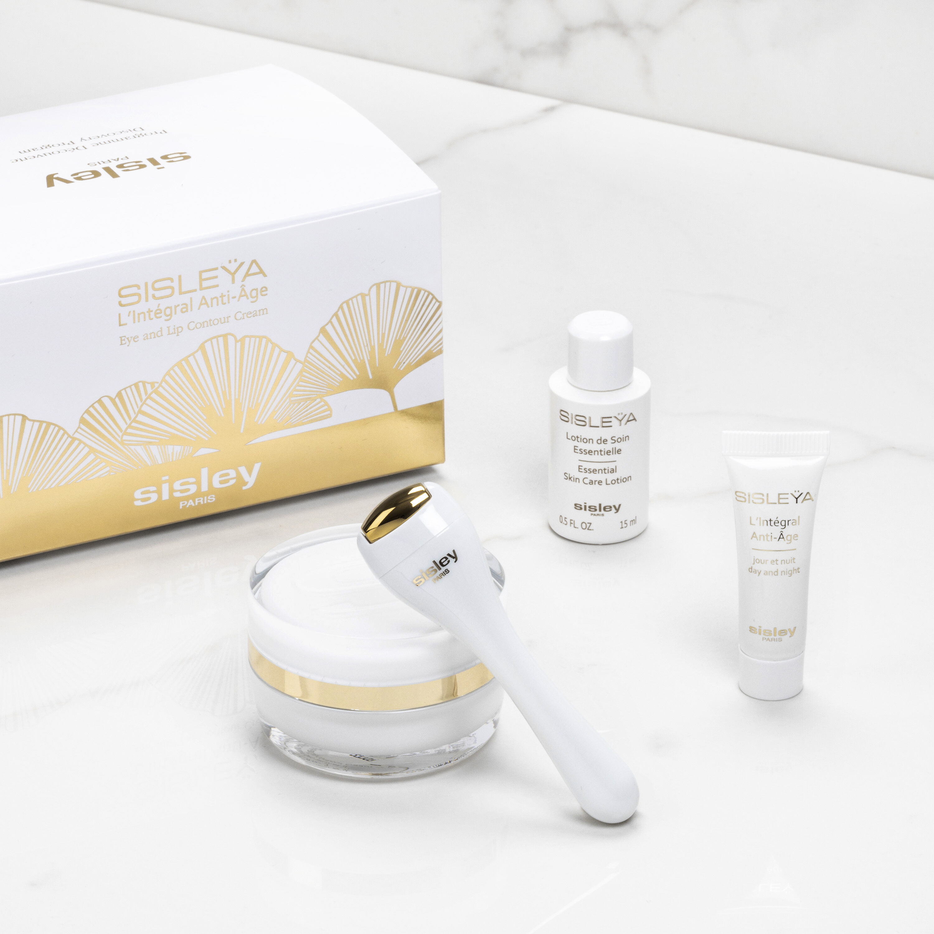 Sisleÿa L'Intégral Anti-Âge Crema para Contorno de Ojos y Labios Set de Descubrimiento
